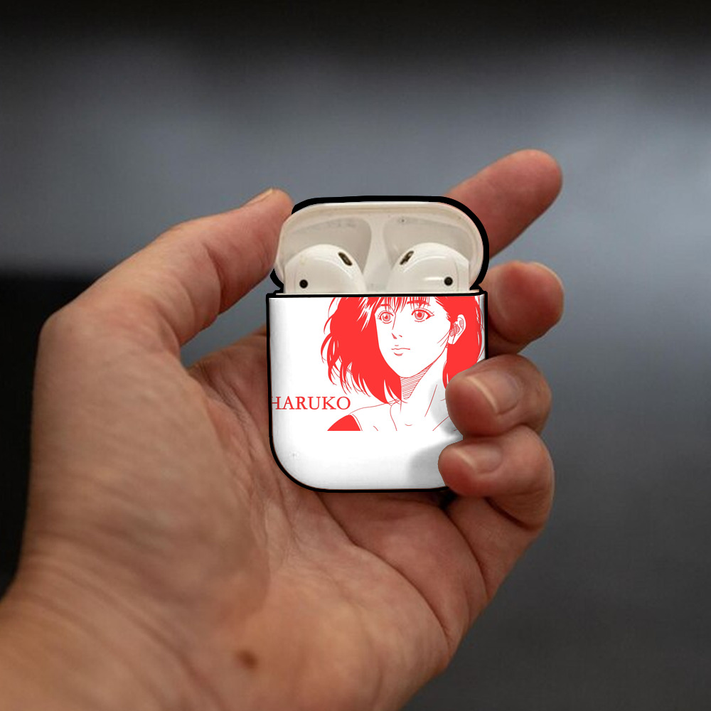 SLAM DUNK／スラムダンク AirPods 第2世代保護ケース ハードシェル ブラック 耐衝撃・防指紋・カラビナ付き