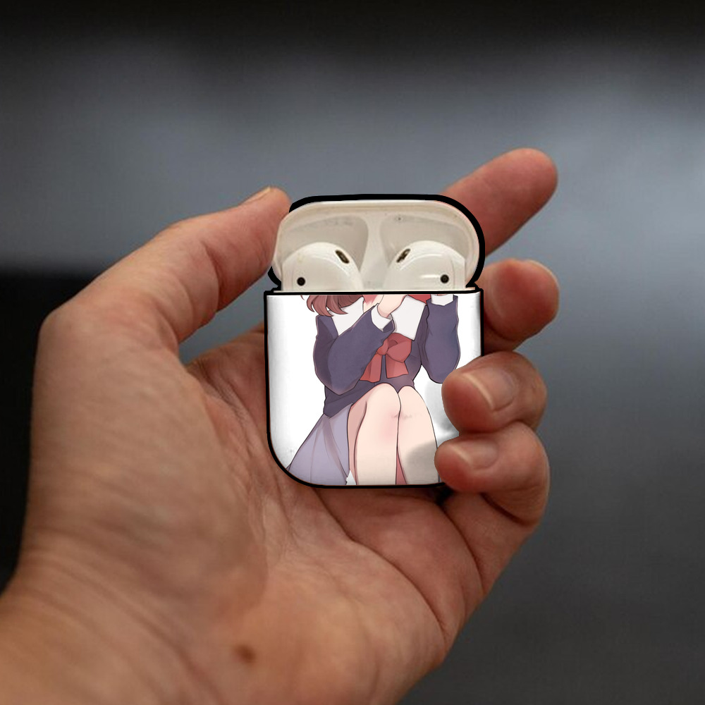 SLAM DUNK／スラムダンク AirPods 第2世代保護ケース ハードシェル ブラック 耐衝撃・防指紋・カラビナ付き
