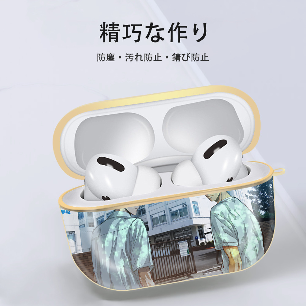 SLAM DUNK／スラムダンク 【AirPods Pro用】ハードシェル保護ケース｜耐衝撃・防指紋・カラビナ付き商品仕様