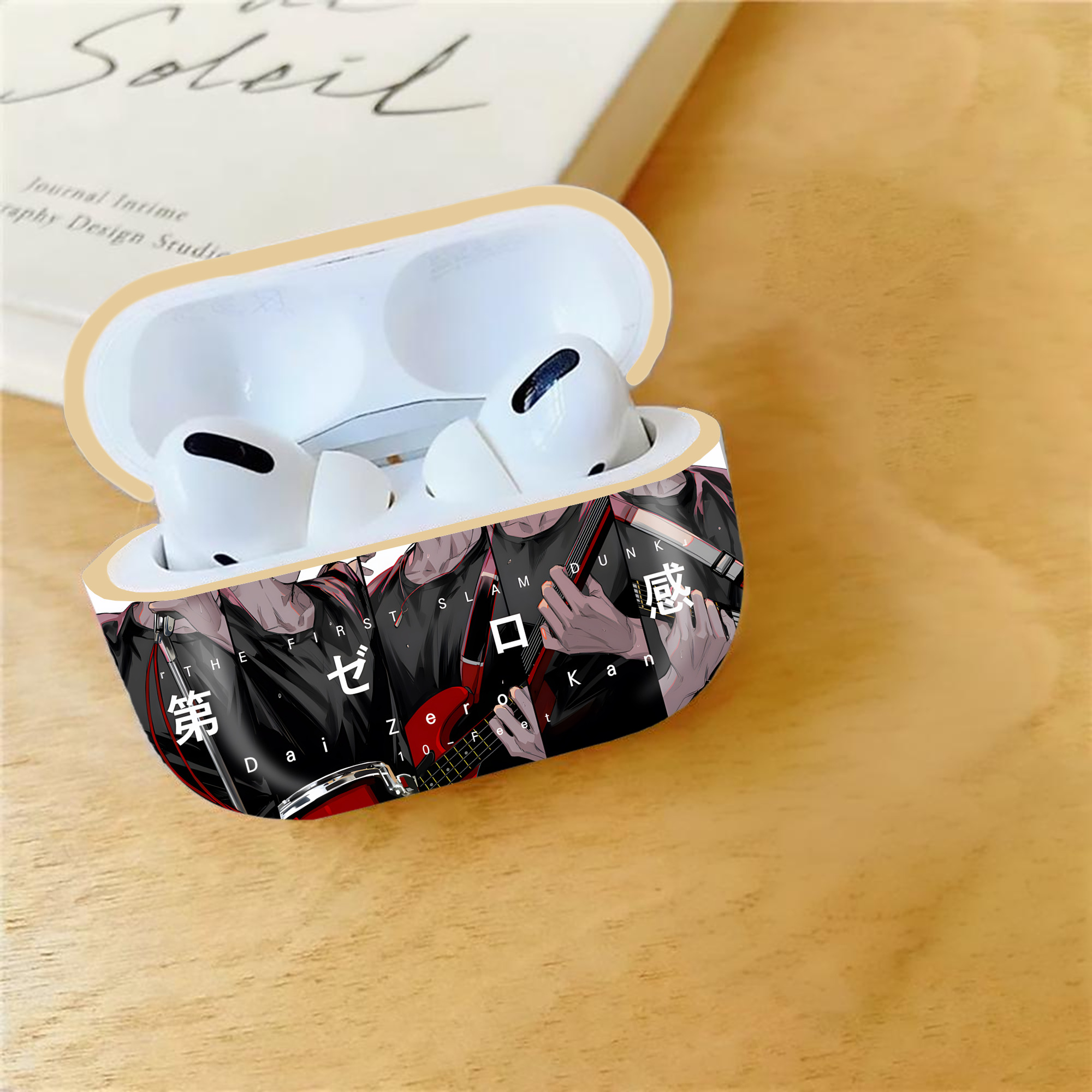 SLAM DUNK／スラムダンク 【AirPods Pro用】ハードシェル保護ケース｜耐衝撃・防指紋・カラビナ付き商品仕様