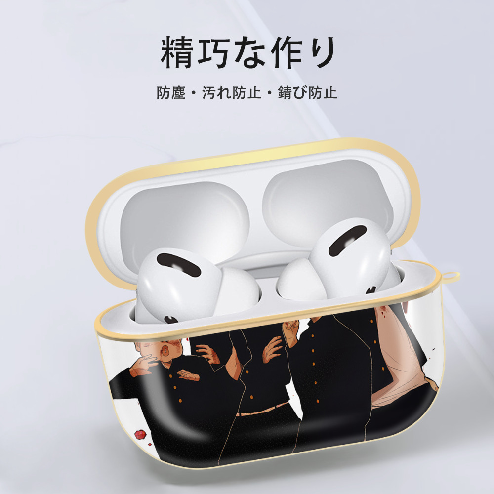 SLAM DUNK／スラムダンク 【AirPods Pro用】ハードシェル保護ケース｜耐衝撃・防指紋・カラビナ付き商品仕様