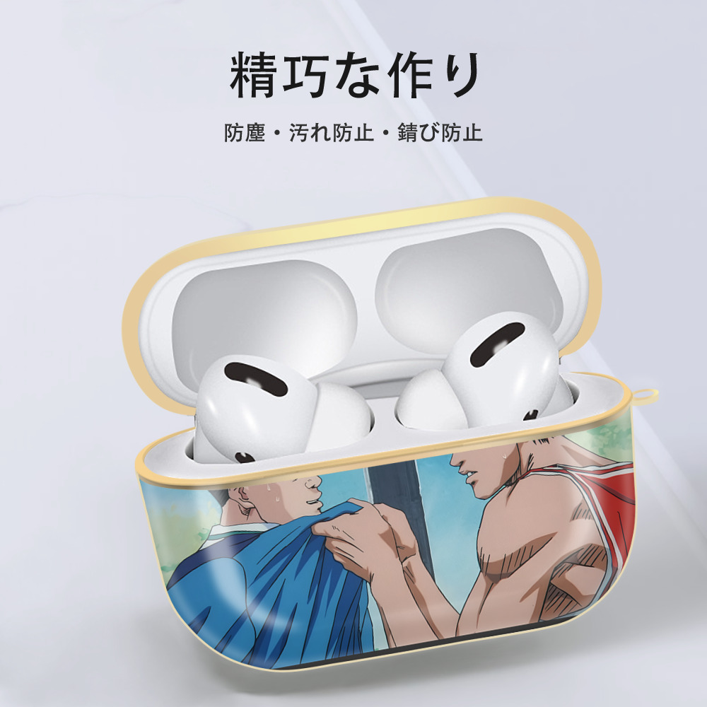 SLAM DUNK／スラムダンク 【AirPods Pro用】ハードシェル保護ケース｜耐衝撃・防指紋・カラビナ付き商品仕様