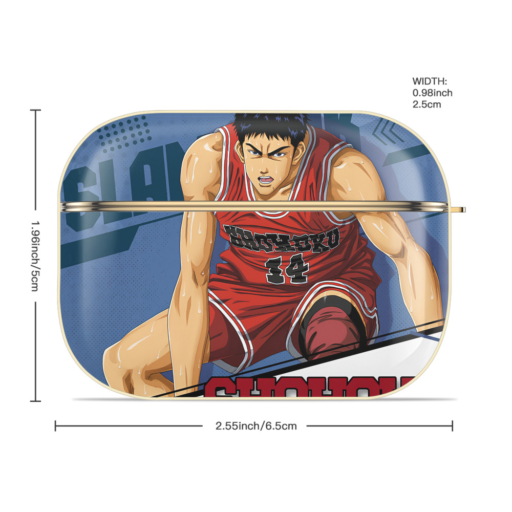 SLAM DUNK／スラムダンク 【AirPods Pro用】ハードシェル保護ケース｜耐衝撃・防指紋・カラビナ付き商品仕様