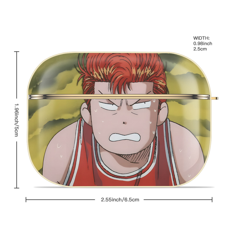 SLAM DUNK／スラムダンク 【AirPods Pro用】ハードシェル保護ケース｜耐衝撃・防指紋・カラビナ付き商品仕様