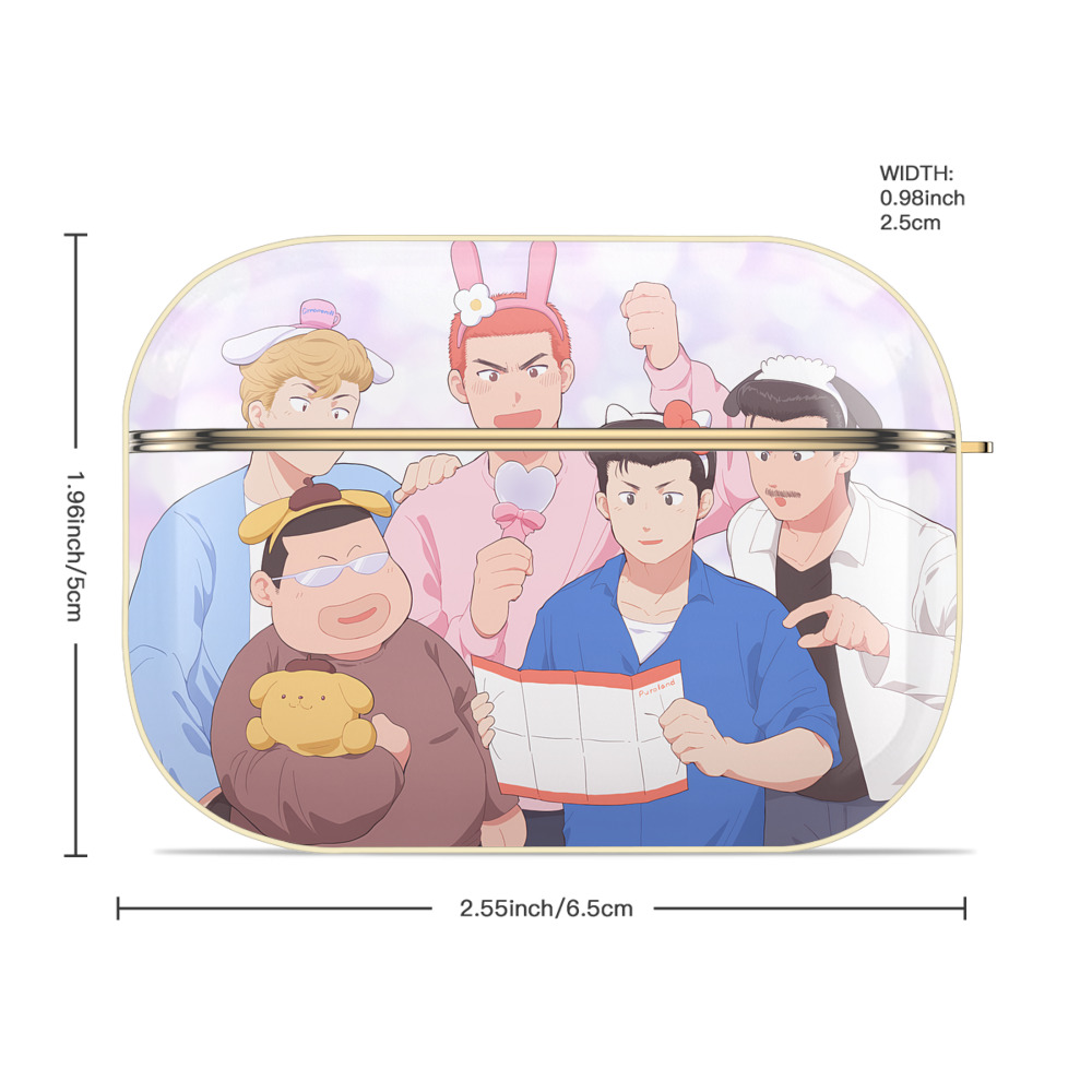 SLAM DUNK／スラムダンク 【AirPods Pro用】ハードシェル保護ケース｜耐衝撃・防指紋・カラビナ付き商品仕様