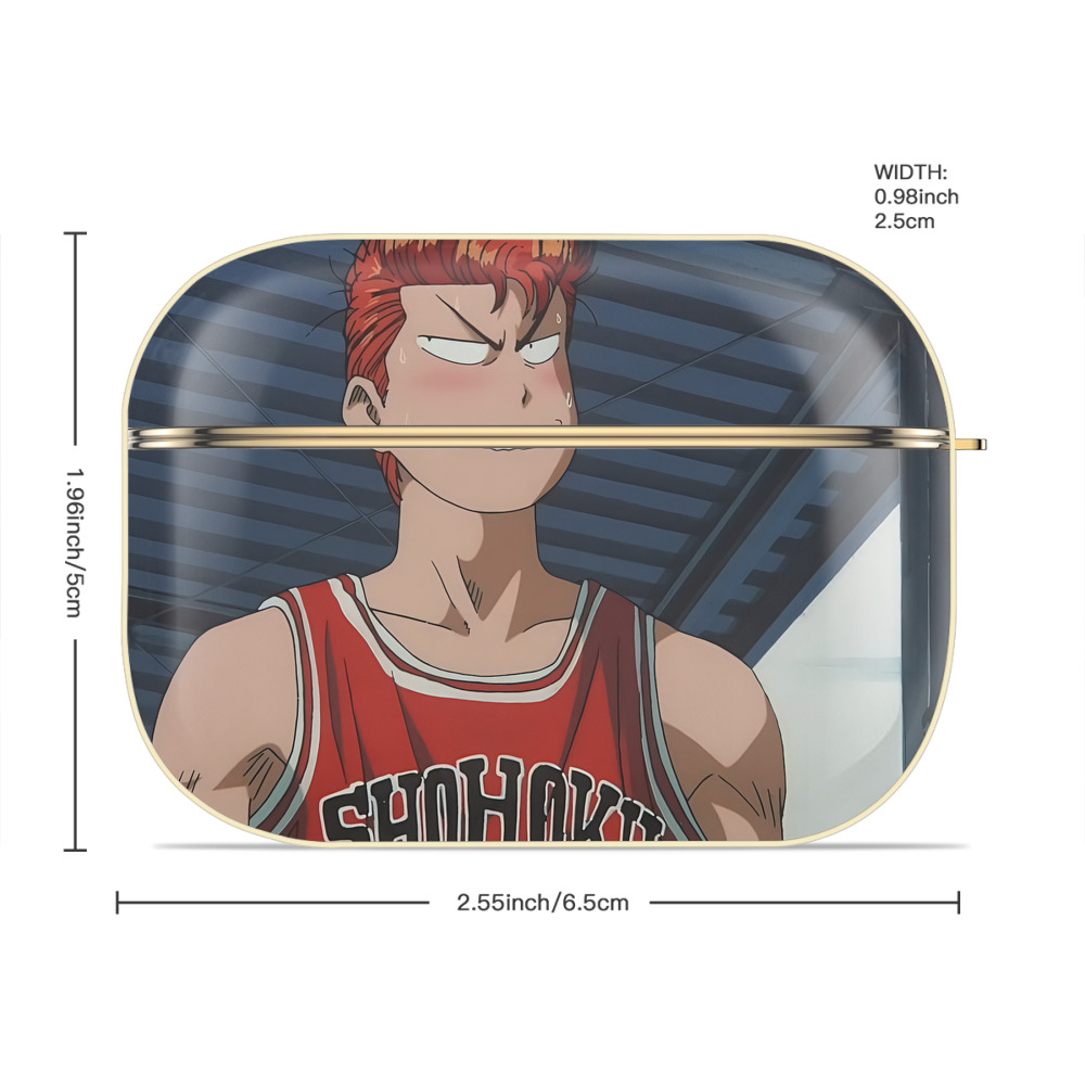 SLAM DUNK／スラムダンク 【AirPods Pro用】ハードシェル保護ケース｜耐衝撃・防指紋・カラビナ付き商品仕様