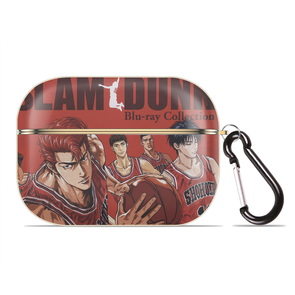SLAM DUNK／スラムダンク 【AirPods Pro用】ハードシェル保護ケース｜耐衝撃・防指紋・カラビナ付き商品仕様