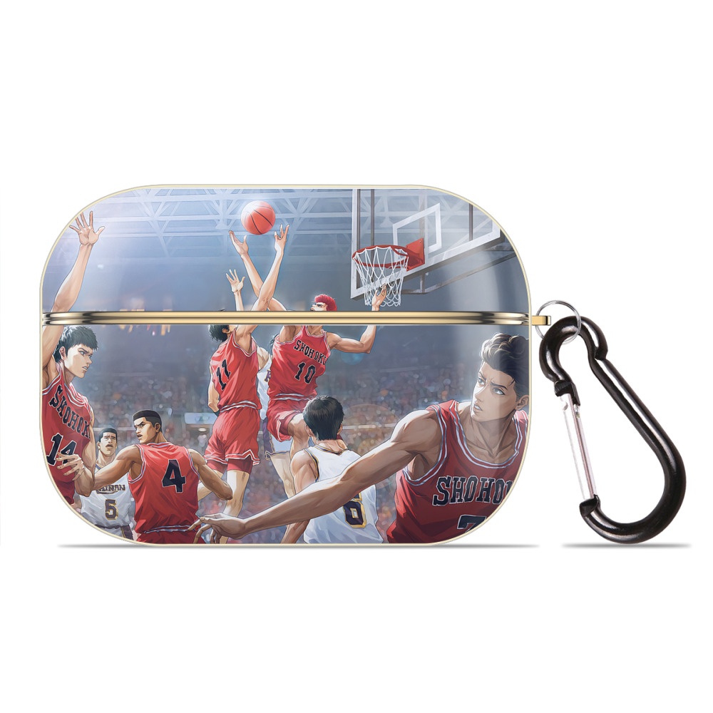 （画像用） SLAM DUNK／スラムダンク 【AirPods Pro用】ハードシェル保護ケース｜耐衝撃・防指紋・カラビナ付き商品仕様