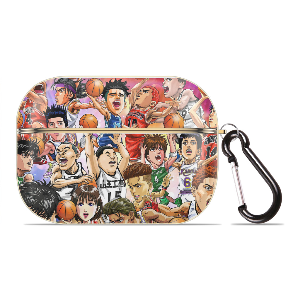 （画像用） SLAM DUNK／スラムダンク 【AirPods Pro用】ハードシェル保護ケース｜耐衝撃・防指紋・カラビナ付き商品仕様