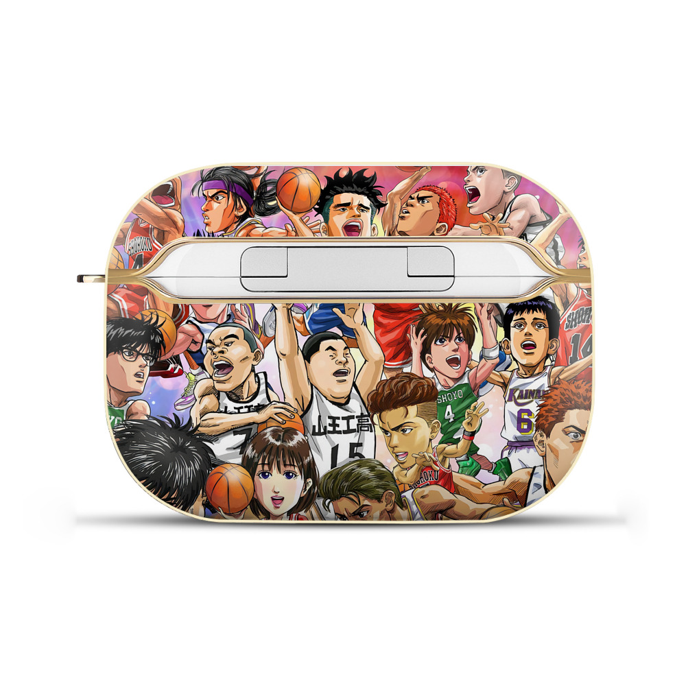 （画像用） SLAM DUNK／スラムダンク 【AirPods Pro用】ハードシェル保護ケース｜耐衝撃・防指紋・カラビナ付き商品仕様