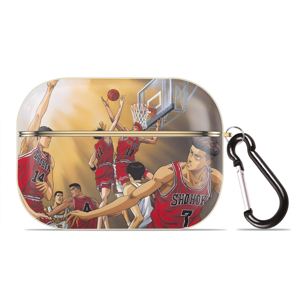 SLAM DUNK／スラムダンク 【AirPods Pro用】ハードシェル保護ケース｜耐衝撃・防指紋・カラビナ付き商品仕様