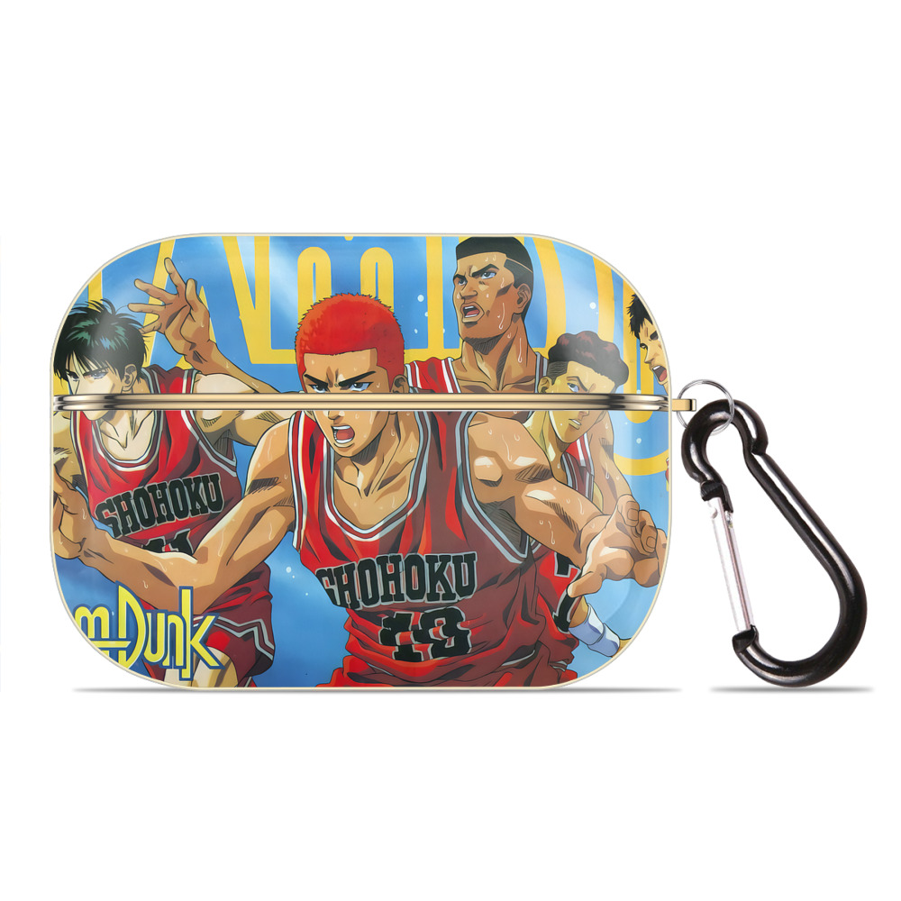 SLAM DUNK／スラムダンク 【AirPods Pro用】ハードシェル保護ケース｜耐衝撃・防指紋・カラビナ付き商品仕様