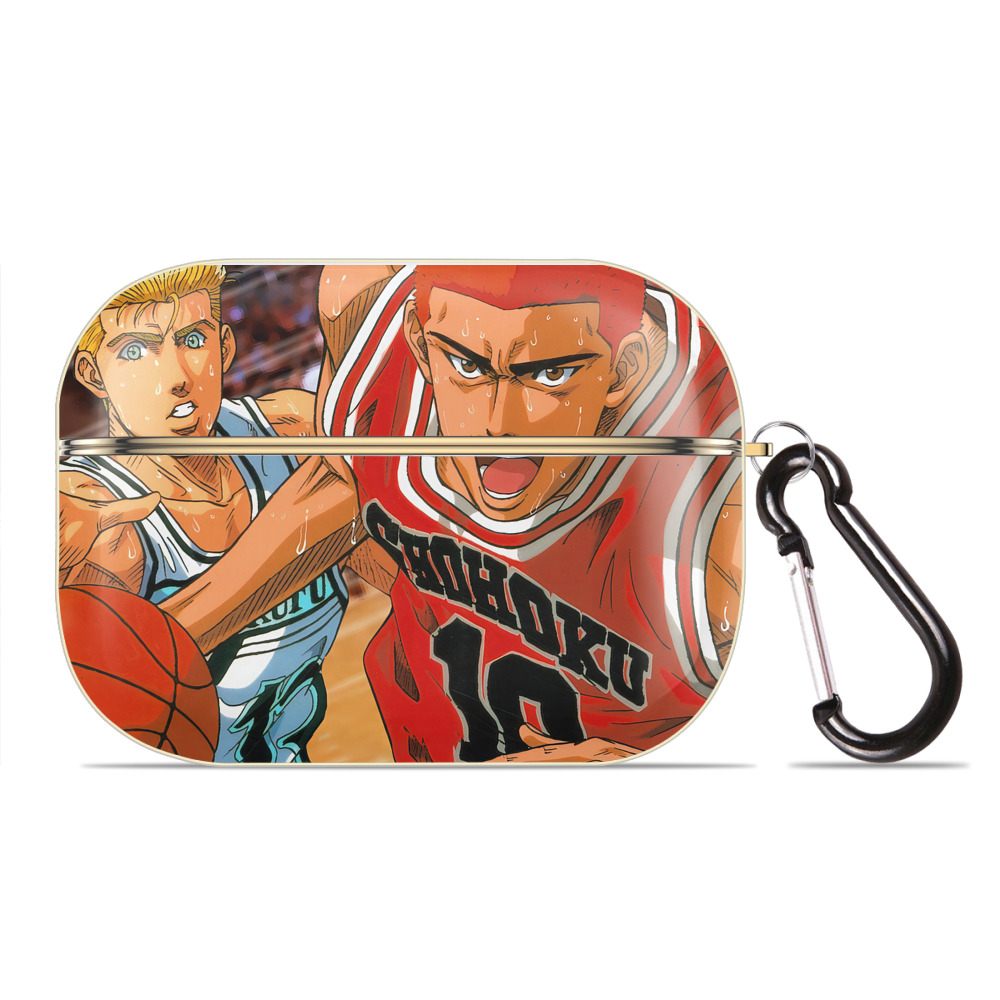 SLAM DUNK／スラムダンク 【AirPods Pro用】ハードシェル保護ケース｜耐衝撃・防指紋・カラビナ付き商品仕様