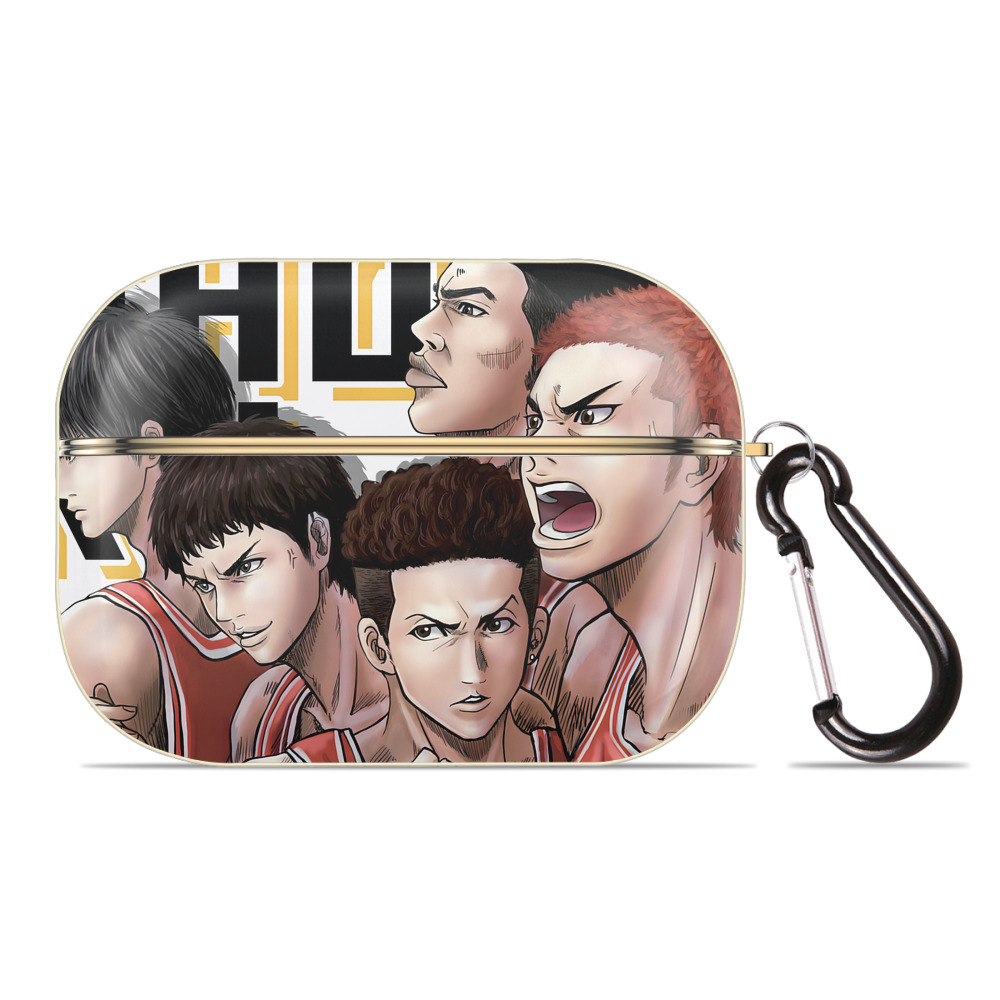 SLAM DUNK／スラムダンク 【AirPods Pro用】ハードシェル保護ケース｜耐衝撃・防指紋・カラビナ付き商品仕様