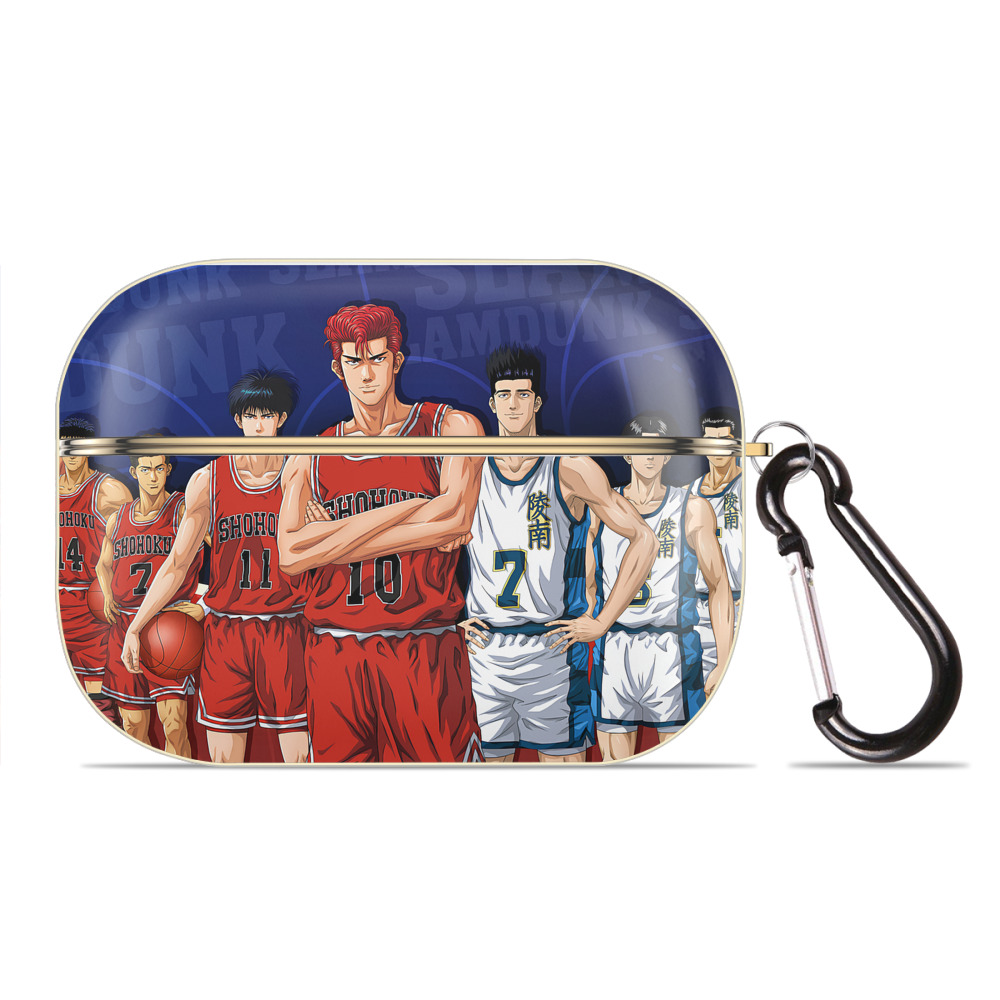 SLAM DUNK／スラムダンク 【AirPods Pro用】ハードシェル保護ケース｜耐衝撃・防指紋・カラビナ付き商品仕様