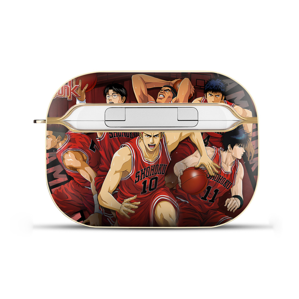SLAM DUNK／スラムダンク 【AirPods Pro用】ハードシェル保護ケース｜耐衝撃・防指紋・カラビナ付き商品仕様