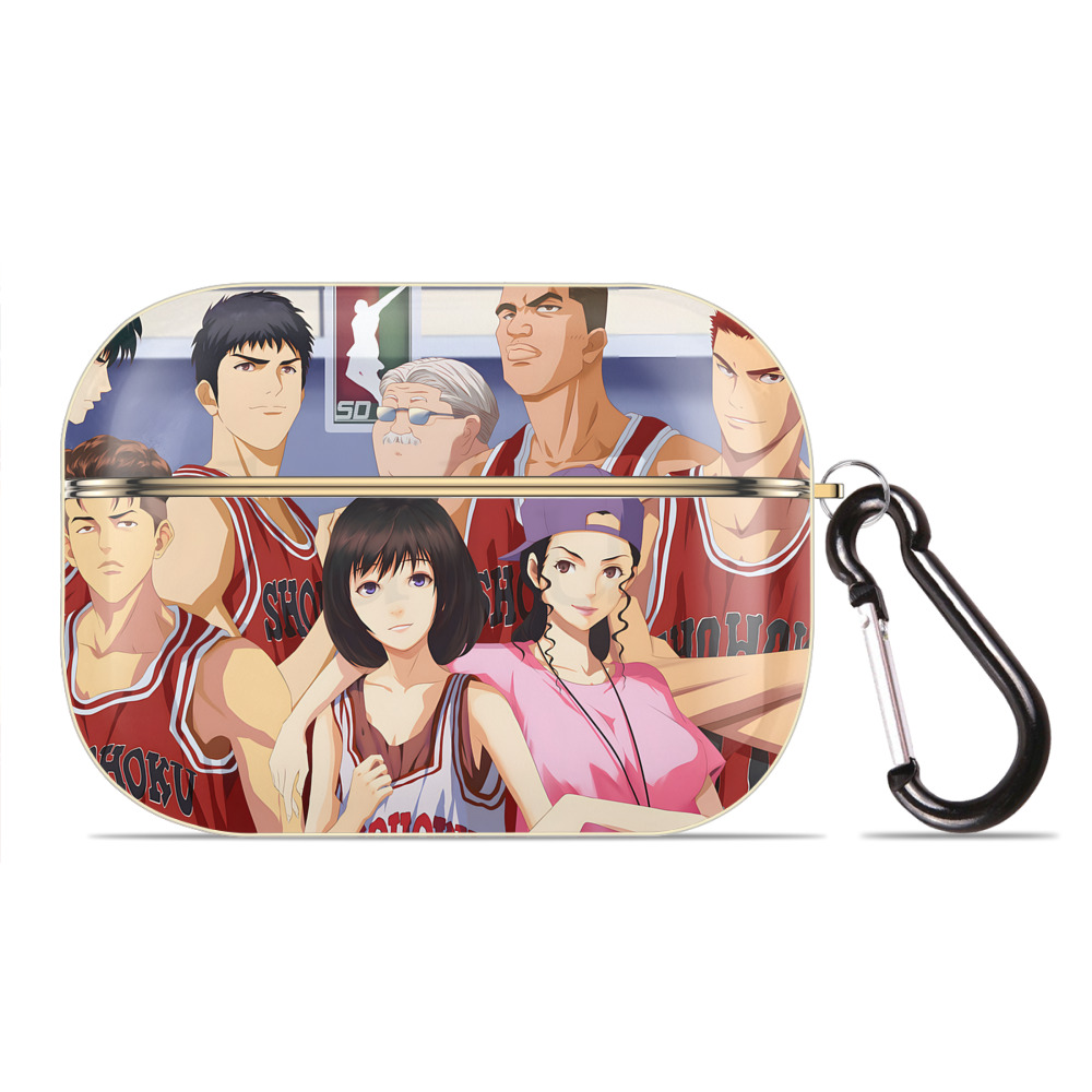 SLAM DUNK／スラムダンク 【AirPods Pro用】ハードシェル保護ケース｜耐衝撃・防指紋・カラビナ付き商品仕様