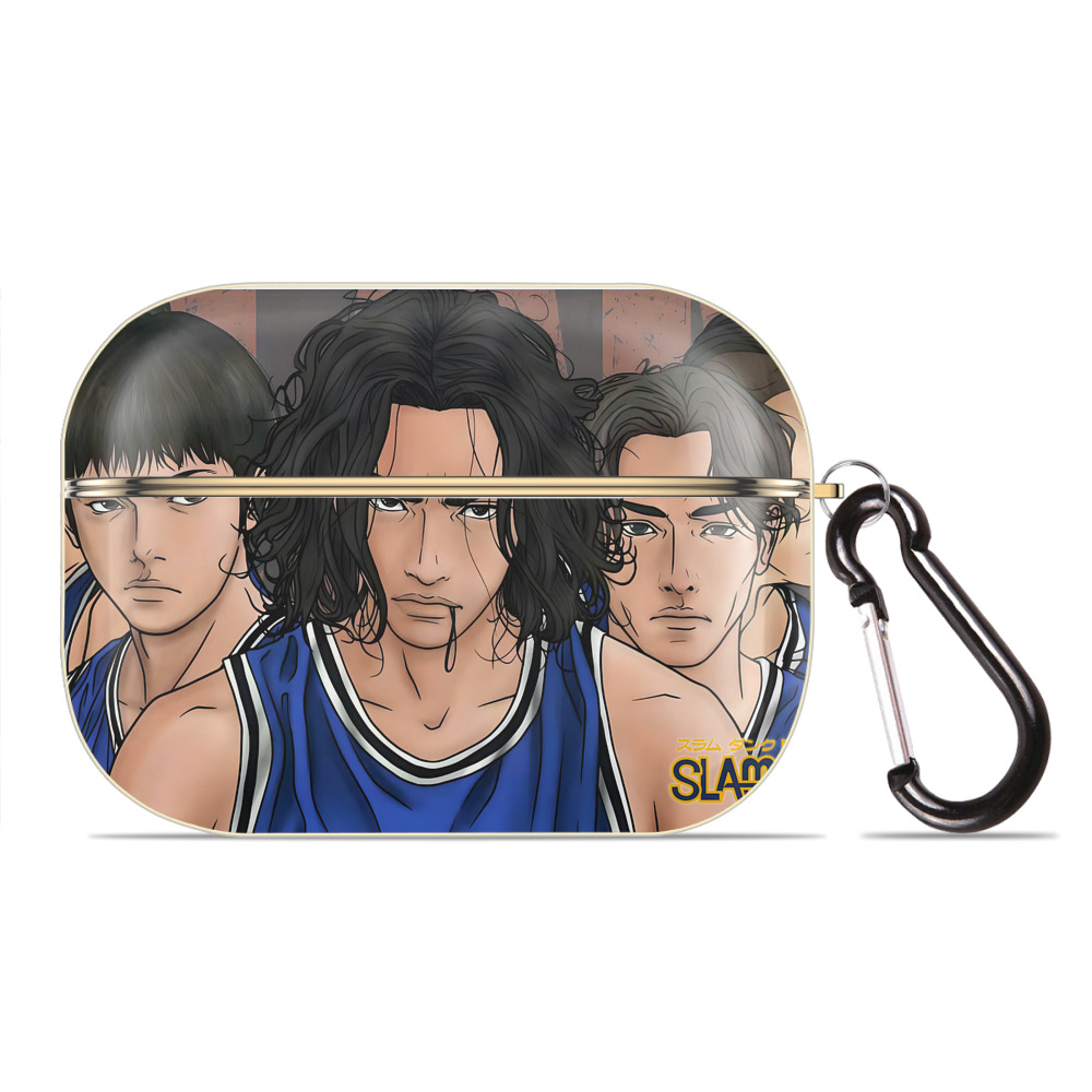 SLAM DUNK／スラムダンク 【AirPods Pro用】ハードシェル保護ケース｜耐衝撃・防指紋・カラビナ付き商品仕様