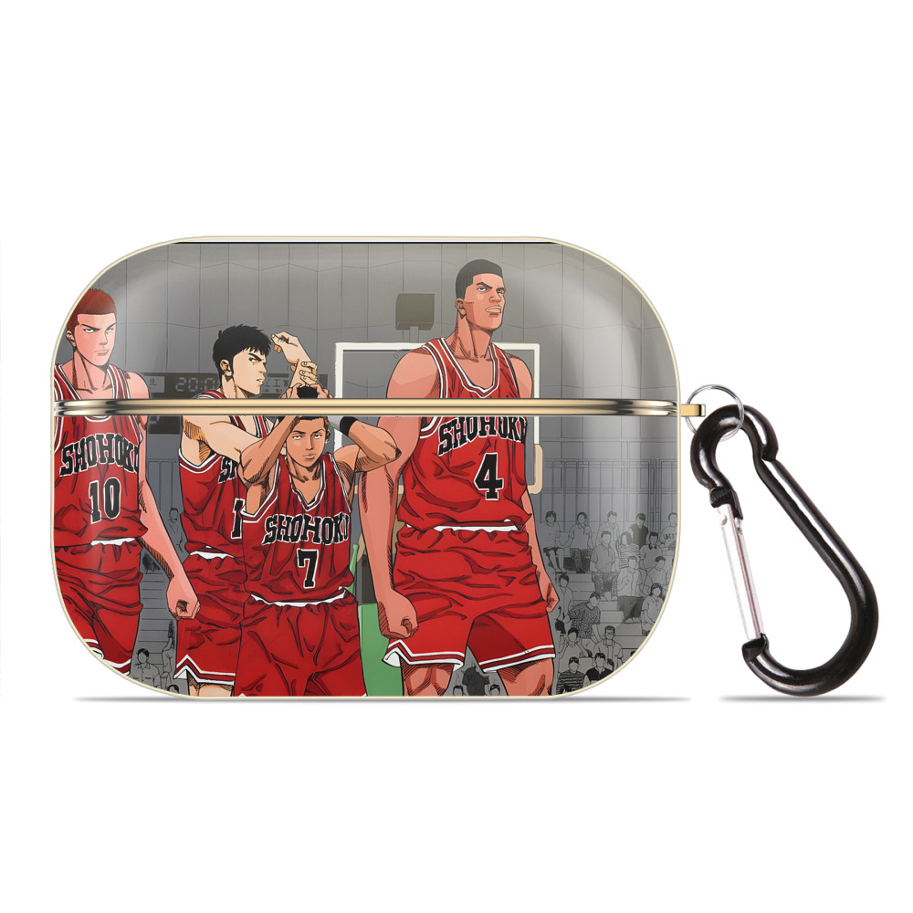 SLAM DUNK／スラムダンク 【AirPods Pro用】ハードシェル保護ケース｜耐衝撃・防指紋・カラビナ付き商品仕様