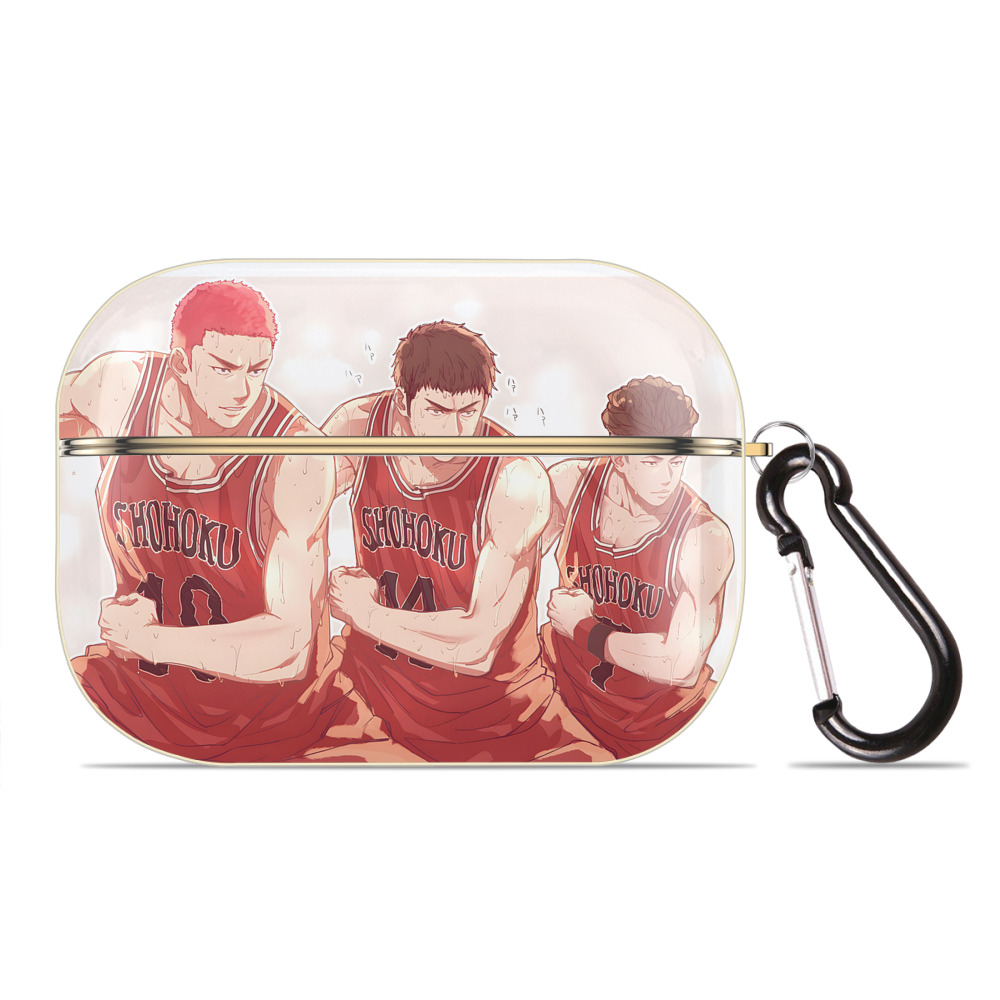 （画像用） SLAM DUNK／スラムダンク 【AirPods Pro用】ハードシェル保護ケース｜耐衝撃・防指紋・カラビナ付き商品仕様