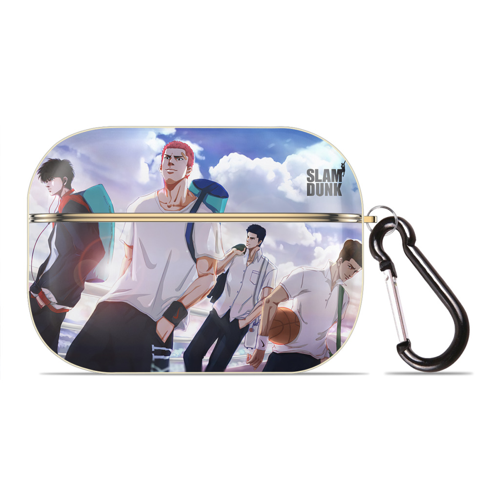 SLAM DUNK／スラムダンク 【AirPods Pro用】ハードシェル保護ケース｜耐衝撃・防指紋・カラビナ付き商品仕様