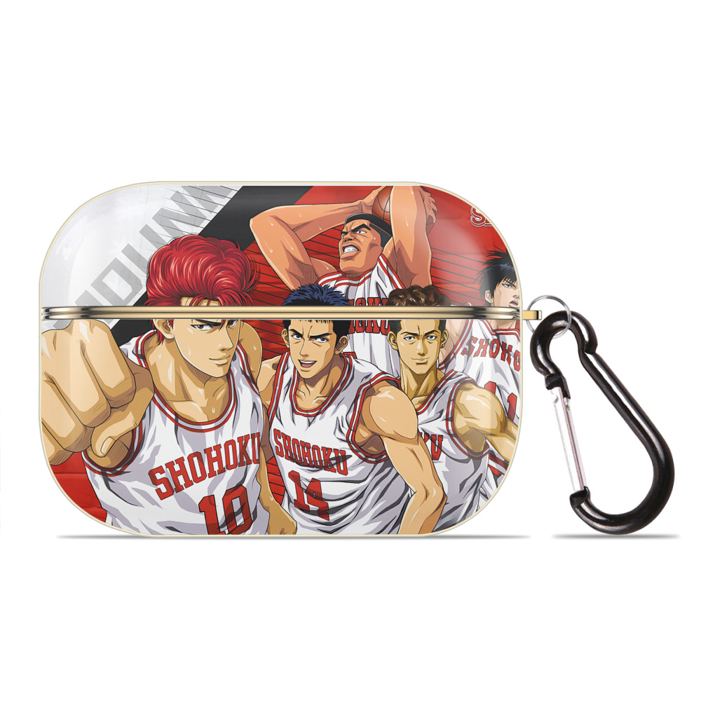 SLAM DUNK／スラムダンク 【AirPods Pro用】ハードシェル保護ケース｜耐衝撃・防指紋・カラビナ付き商品仕様