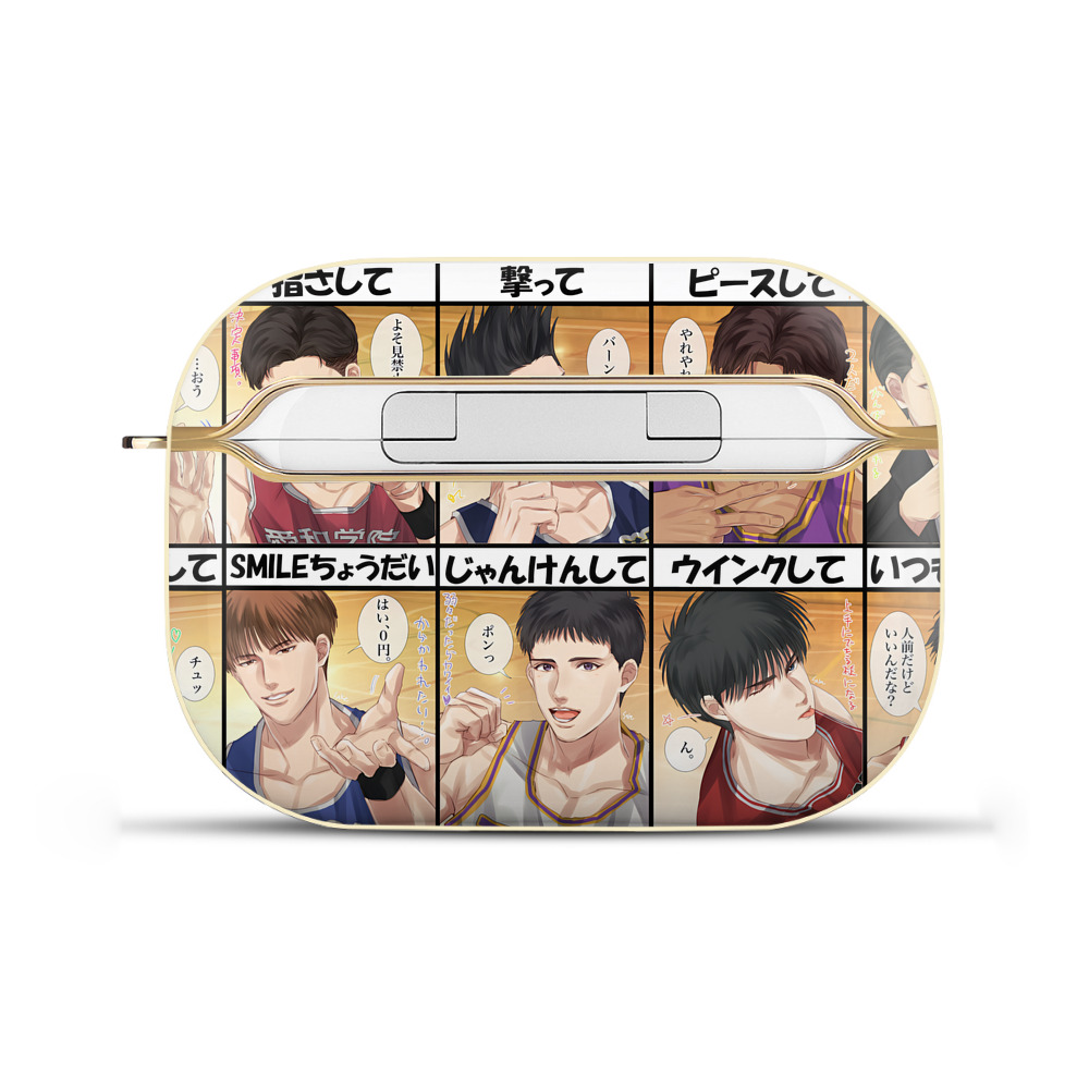 SLAM DUNK／スラムダンク 【AirPods Pro用】ハードシェル保護ケース｜耐衝撃・防指紋・カラビナ付き商品仕様