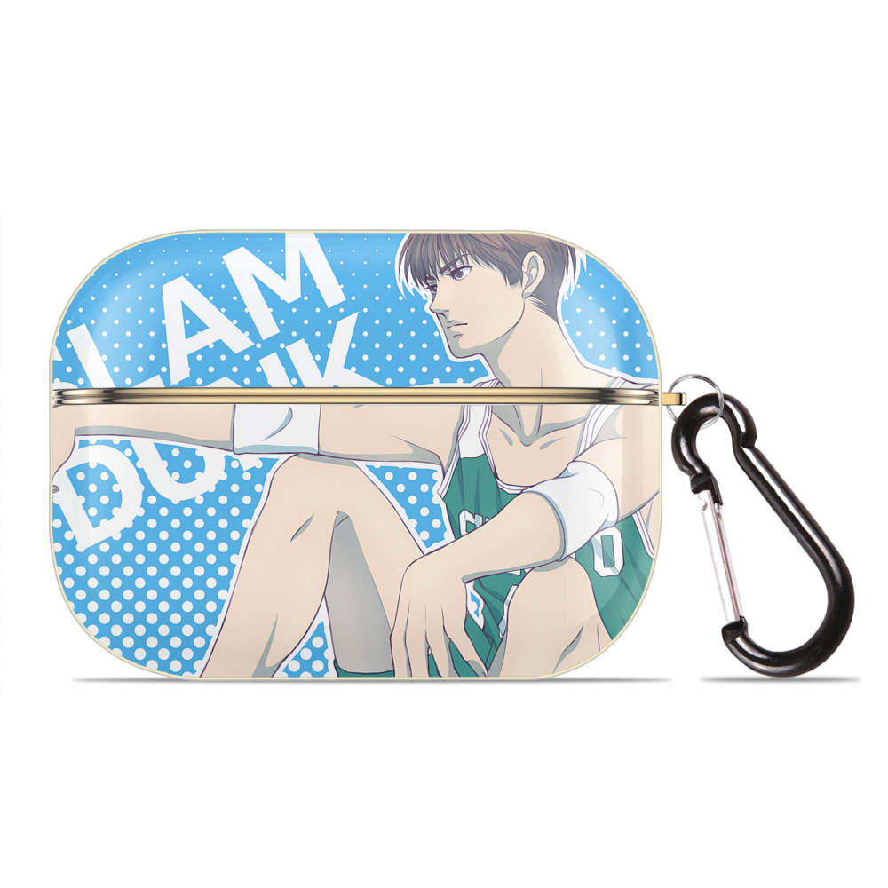 SLAM DUNK／スラムダンク 【AirPods Pro用】ハードシェル保護ケース｜耐衝撃・防指紋・カラビナ付き商品仕様
