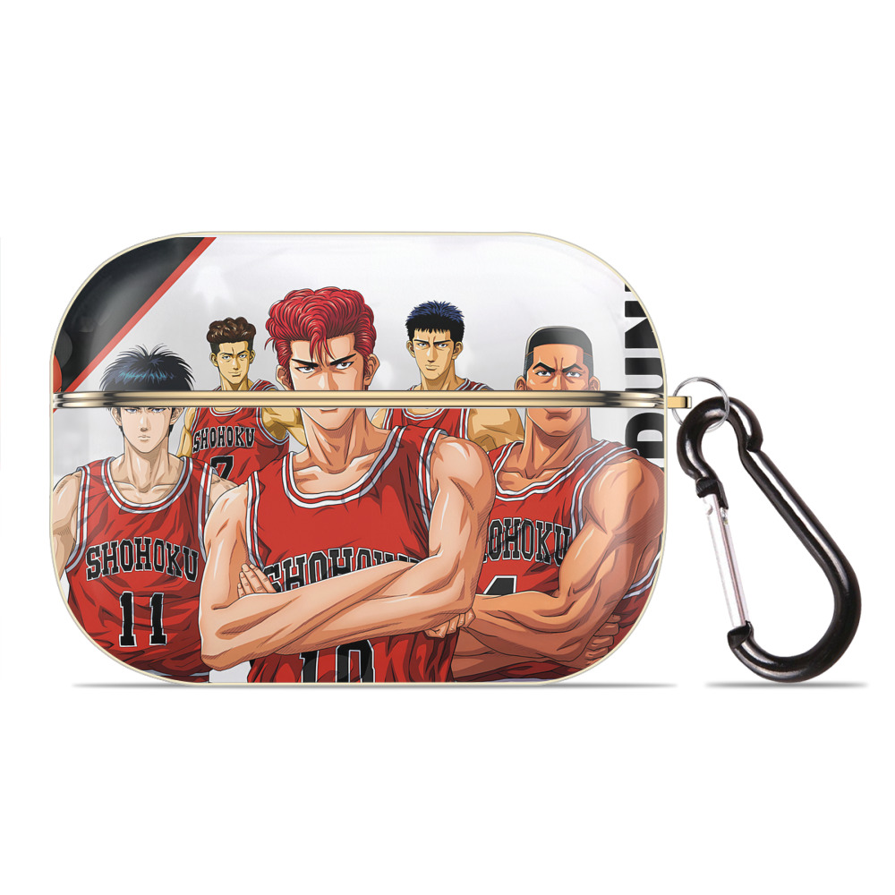 SLAM DUNK／スラムダンク 【AirPods Pro用】ハードシェル保護ケース｜耐衝撃・防指紋・カラビナ付き商品仕様