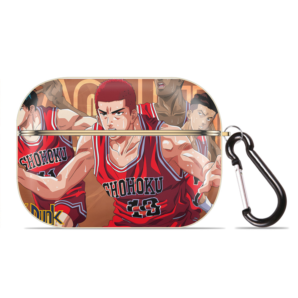 SLAM DUNK／スラムダンク 【AirPods Pro用】ハードシェル保護ケース｜耐衝撃・防指紋・カラビナ付き商品仕様