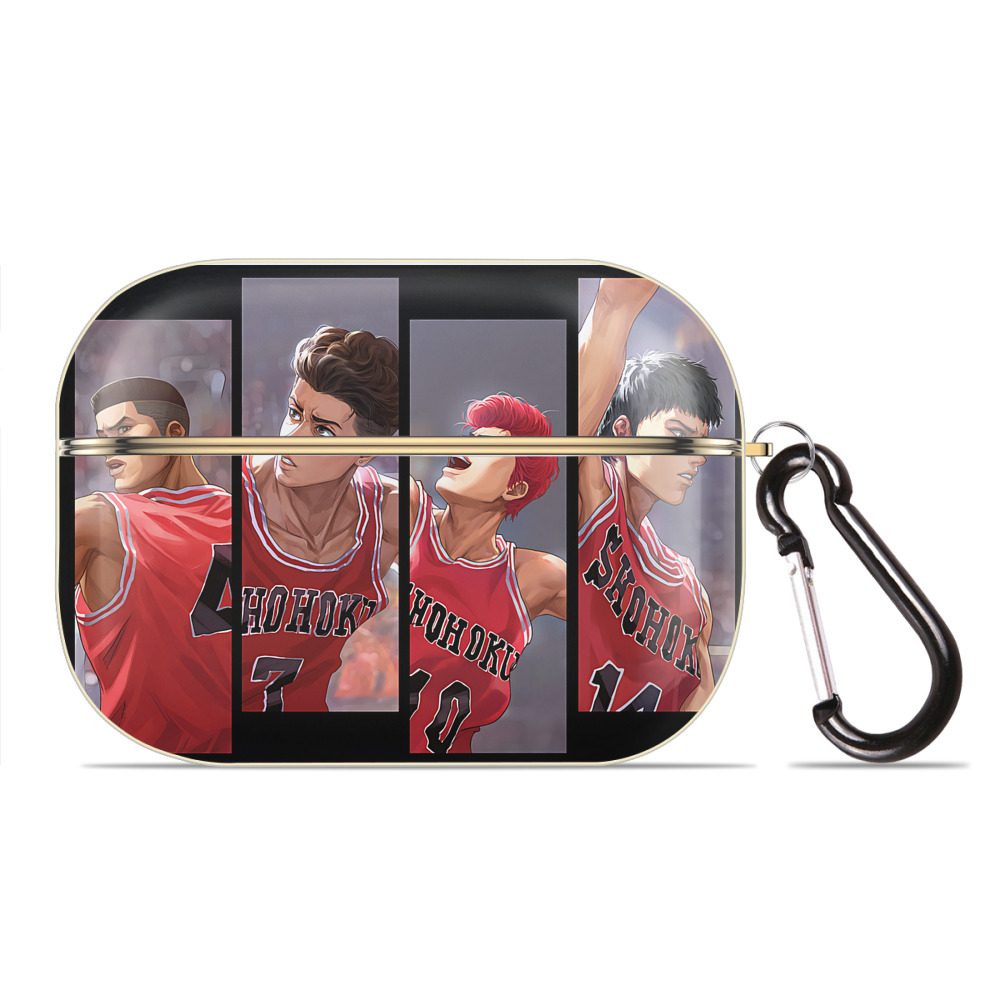 SLAM DUNK／スラムダンク 【AirPods Pro用】ハードシェル保護ケース｜耐衝撃・防指紋・カラビナ付き商品仕様