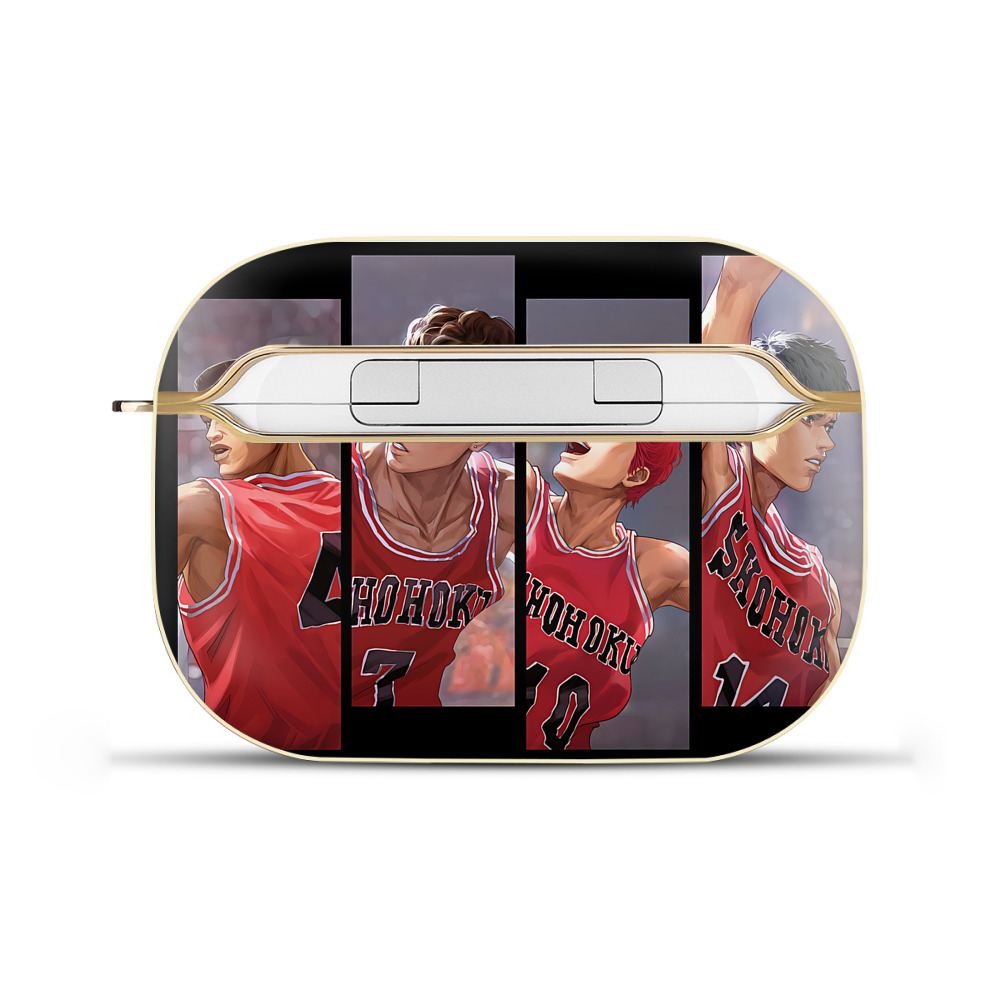 SLAM DUNK／スラムダンク 【AirPods Pro用】ハードシェル保護ケース｜耐衝撃・防指紋・カラビナ付き商品仕様