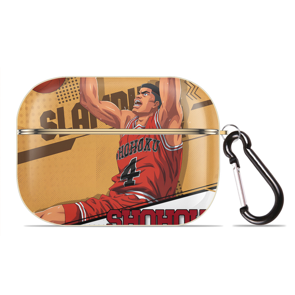 SLAM DUNK／スラムダンク 【AirPods Pro用】ハードシェル保護ケース｜耐衝撃・防指紋・カラビナ付き商品仕様