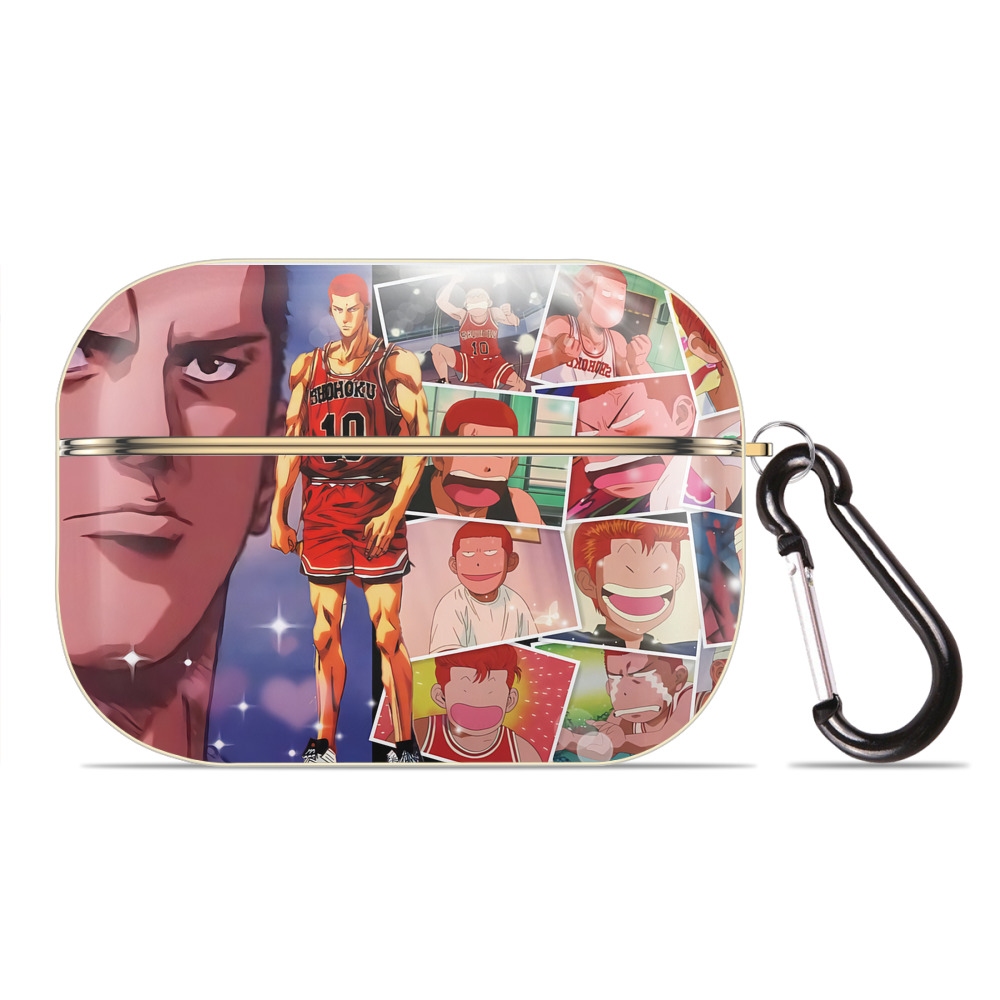 SLAM DUNK／スラムダンク 【AirPods Pro用】ハードシェル保護ケース｜耐衝撃・防指紋・カラビナ付き商品仕様