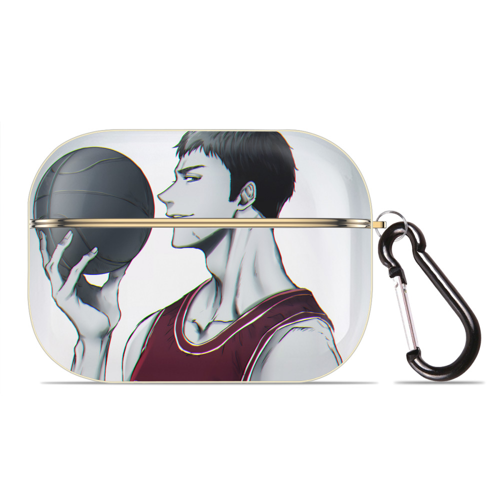 SLAM DUNK／スラムダンク 【AirPods Pro用】ハードシェル保護ケース｜耐衝撃・防指紋・カラビナ付き商品仕様