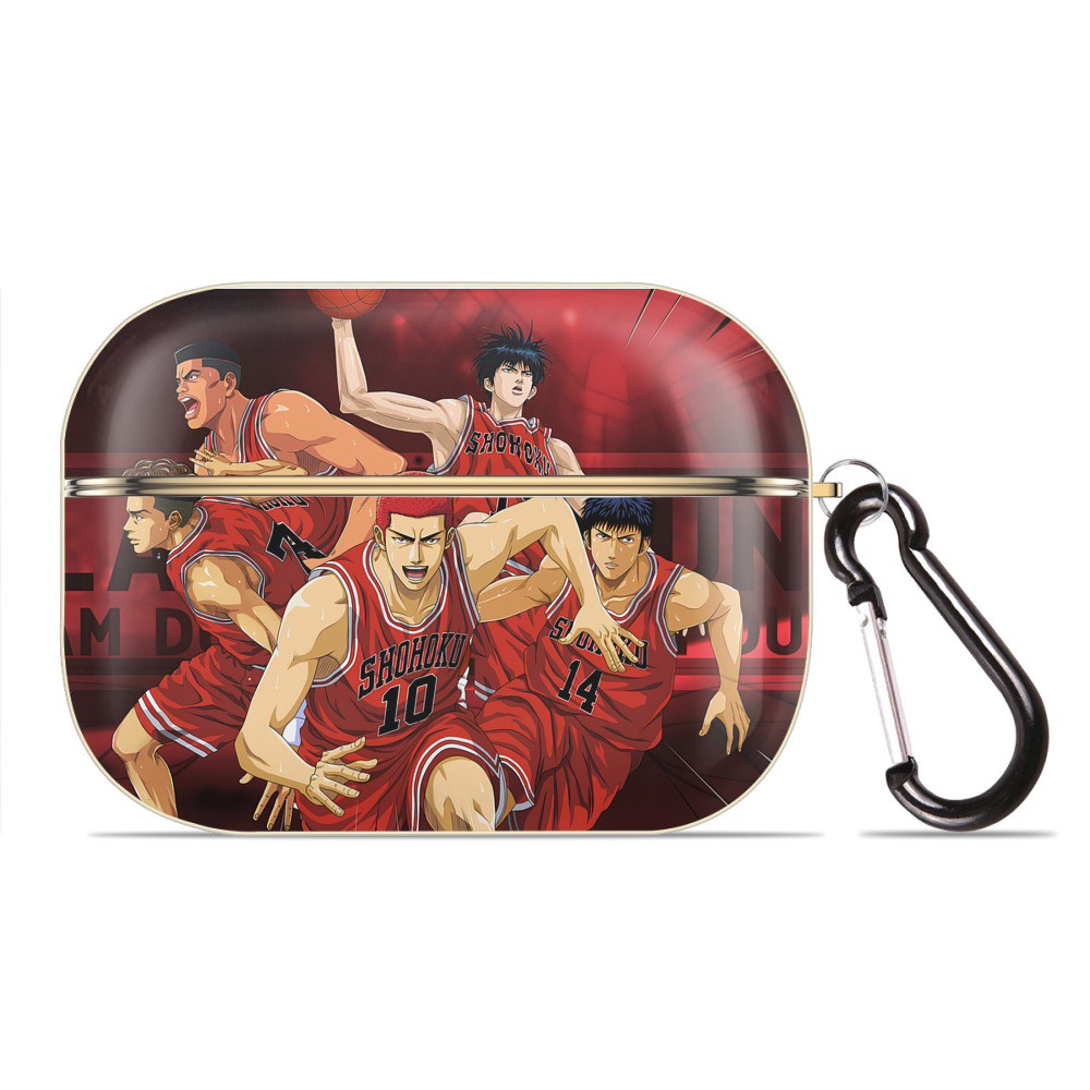 SLAM DUNK／スラムダンク 【AirPods Pro用】ハードシェル保護ケース｜耐衝撃・防指紋・カラビナ付き商品仕様