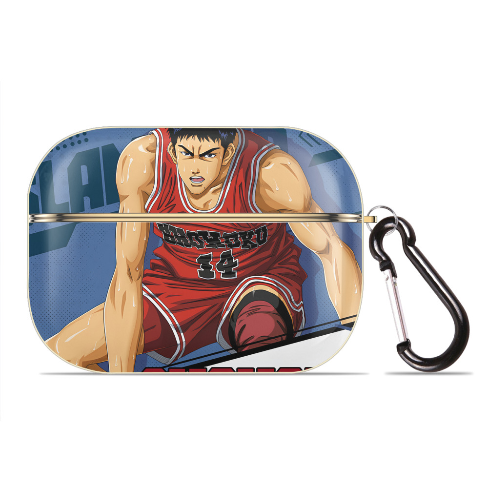 SLAM DUNK／スラムダンク 【AirPods Pro用】ハードシェル保護ケース｜耐衝撃・防指紋・カラビナ付き商品仕様