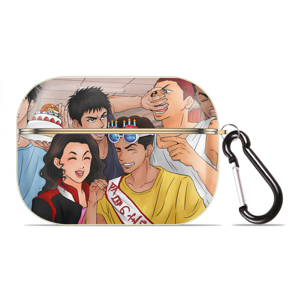 （画像用） SLAM DUNK／スラムダンク 【AirPods Pro用】ハードシェル保護ケース｜耐衝撃・防指紋・カラビナ付き商品仕様