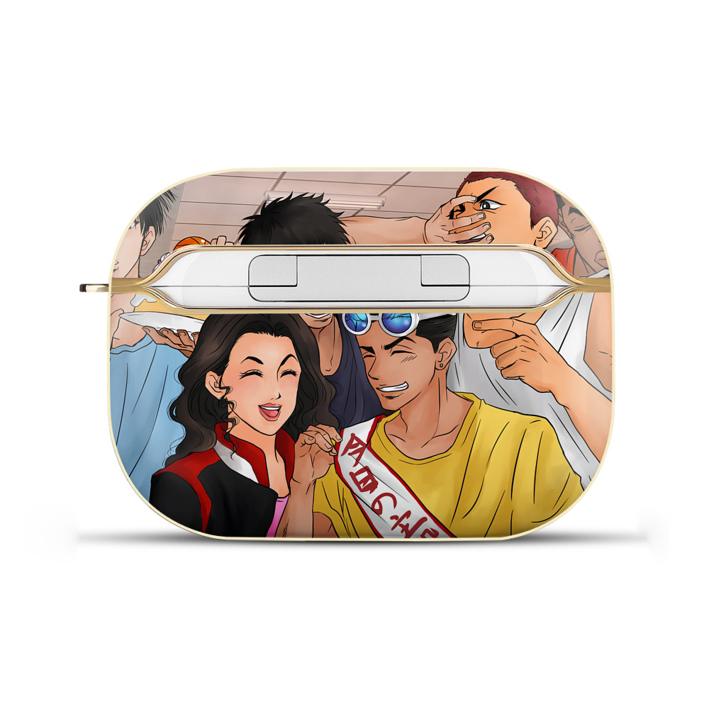 （画像用） SLAM DUNK／スラムダンク 【AirPods Pro用】ハードシェル保護ケース｜耐衝撃・防指紋・カラビナ付き商品仕様