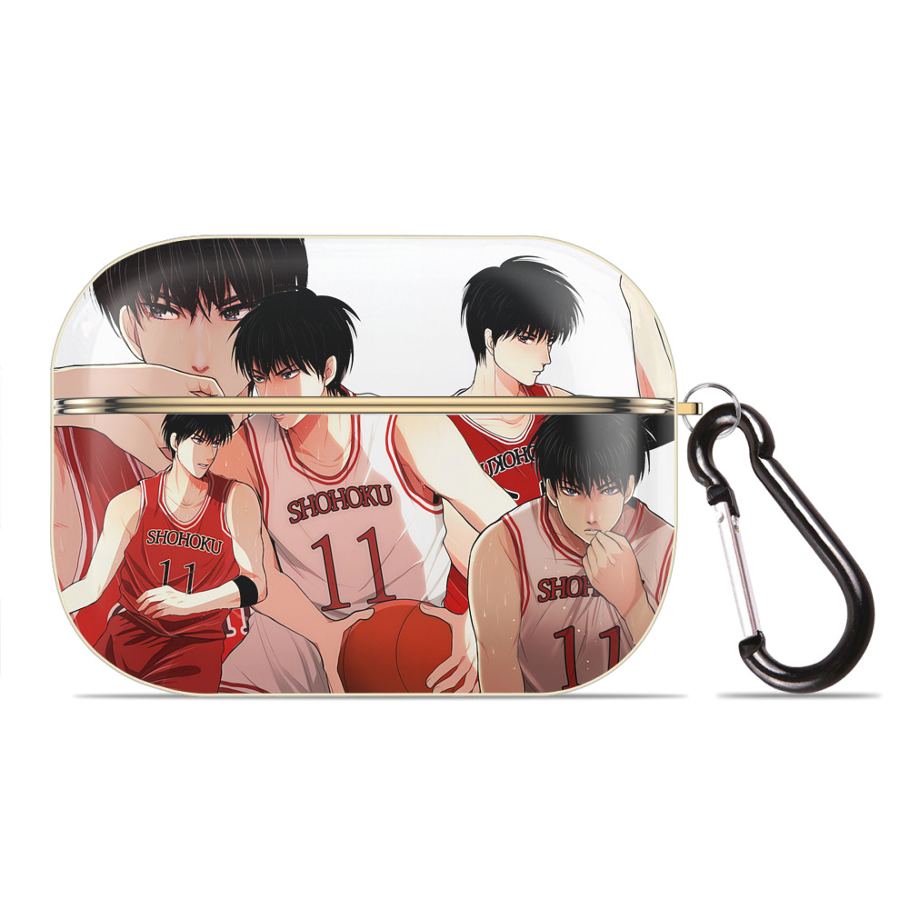 SLAM DUNK／スラムダンク 【AirPods Pro用】ハードシェル保護ケース｜耐衝撃・防指紋・カラビナ付き商品仕様
