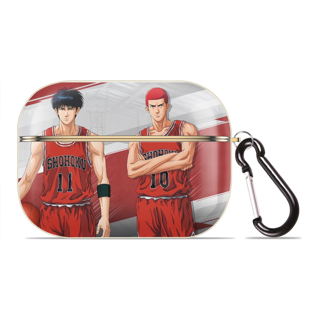SLAM DUNK／スラムダンク 【AirPods Pro用】ハードシェル保護ケース｜耐衝撃・防指紋・カラビナ付き商品仕様