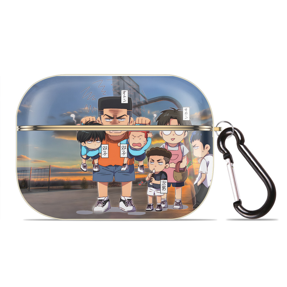 （画像用） SLAM DUNK／スラムダンク 【AirPods Pro用】ハードシェル保護ケース｜耐衝撃・防指紋・カラビナ付き商品仕様