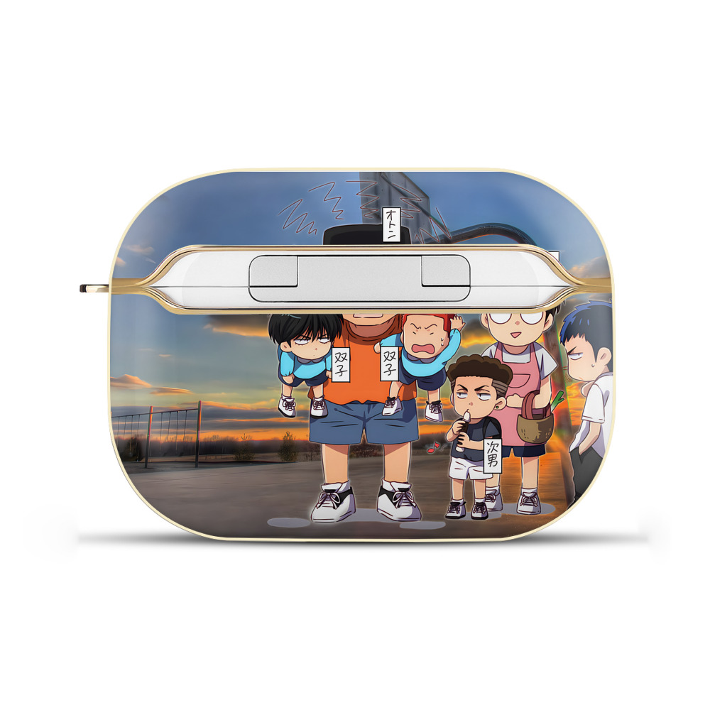 （画像用） SLAM DUNK／スラムダンク 【AirPods Pro用】ハードシェル保護ケース｜耐衝撃・防指紋・カラビナ付き商品仕様