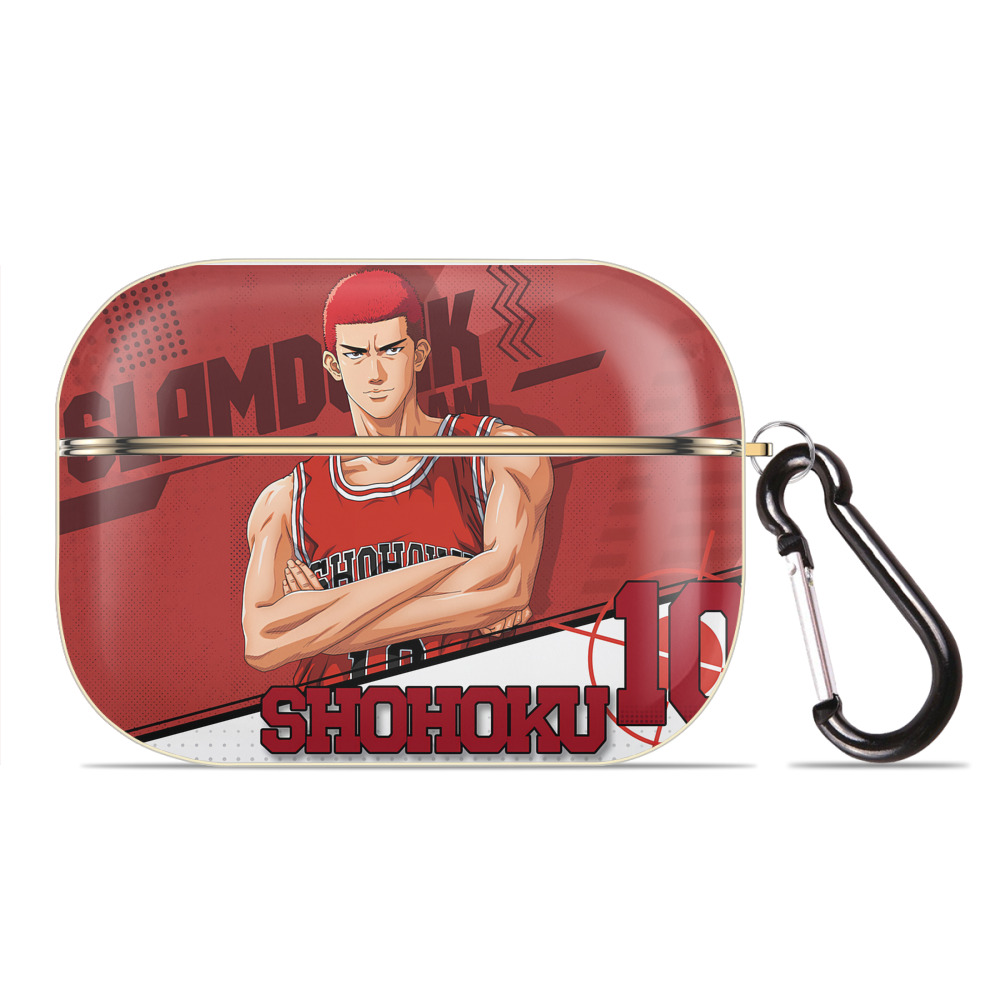 SLAM DUNK／スラムダンク 【AirPods Pro用】ハードシェル保護ケース｜耐衝撃・防指紋・カラビナ付き商品仕様