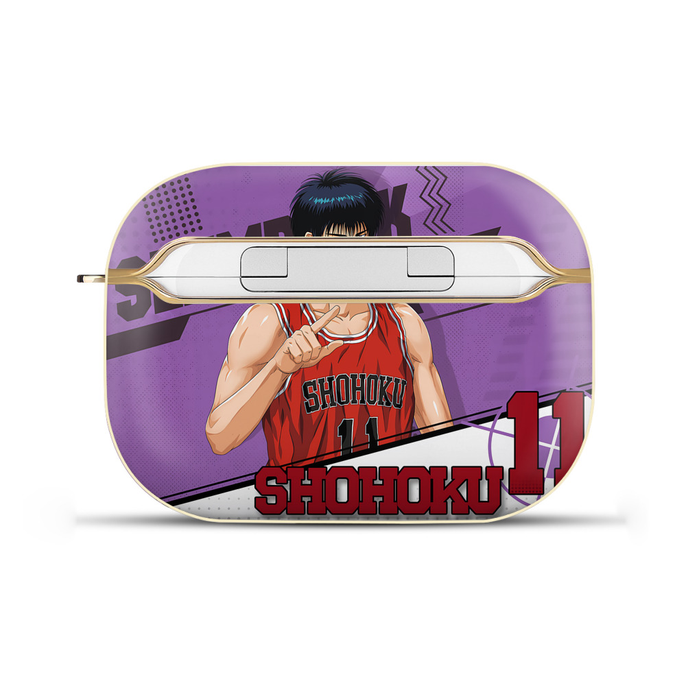 （画像用） SLAM DUNK／スラムダンク 【AirPods Pro用】ハードシェル保護ケース｜耐衝撃・防指紋・カラビナ付き商品仕様