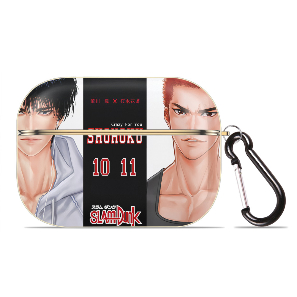 SLAM DUNK／スラムダンク 【AirPods Pro用】ハードシェル保護ケース｜耐衝撃・防指紋・カラビナ付き商品仕様