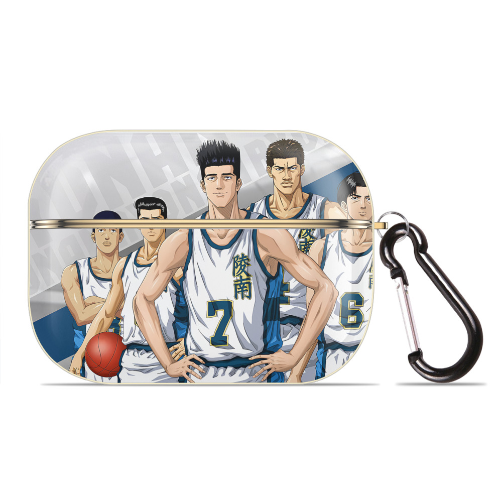 （画像用） SLAM DUNK／スラムダンク 【AirPods Pro用】ハードシェル保護ケース｜耐衝撃・防指紋・カラビナ付き商品仕様