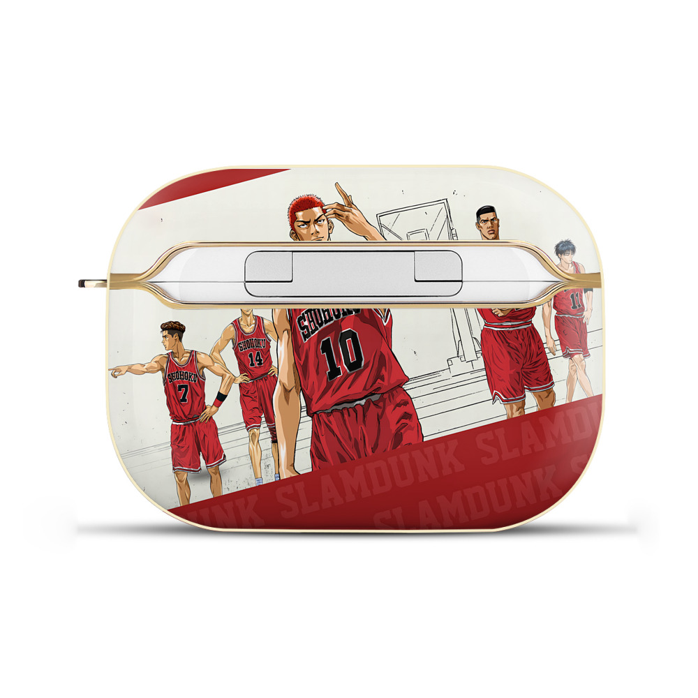 SLAM DUNK／スラムダンク 【AirPods Pro用】ハードシェル保護ケース｜耐衝撃・防指紋・カラビナ付き商品仕様