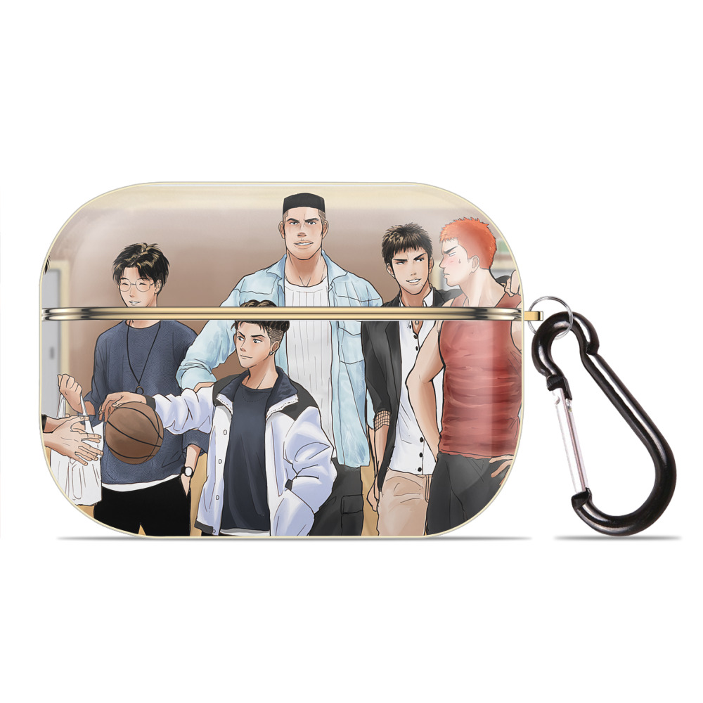 SLAM DUNK／スラムダンク 【AirPods Pro用】ハードシェル保護ケース｜耐衝撃・防指紋・カラビナ付き商品仕様