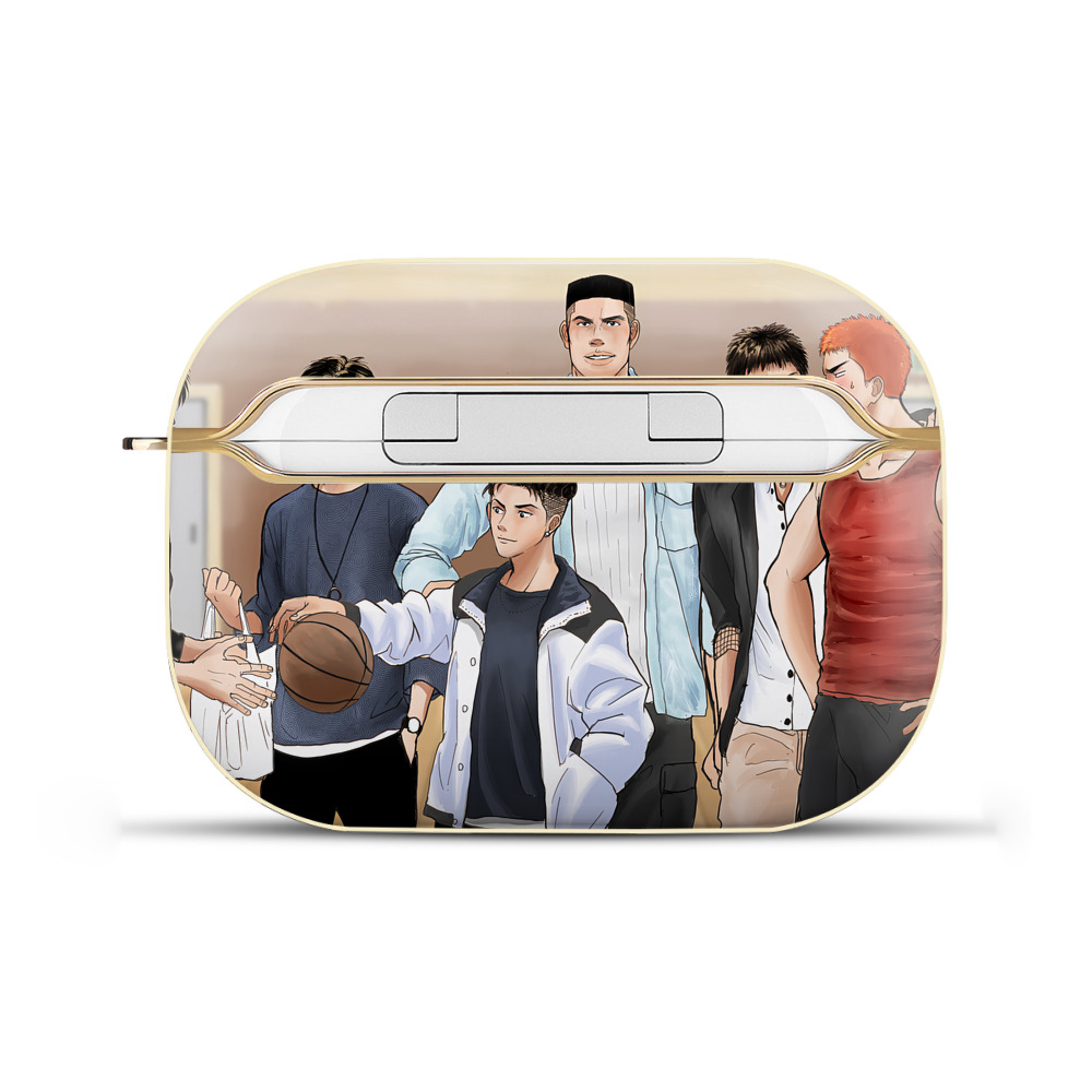 SLAM DUNK／スラムダンク 【AirPods Pro用】ハードシェル保護ケース｜耐衝撃・防指紋・カラビナ付き商品仕様